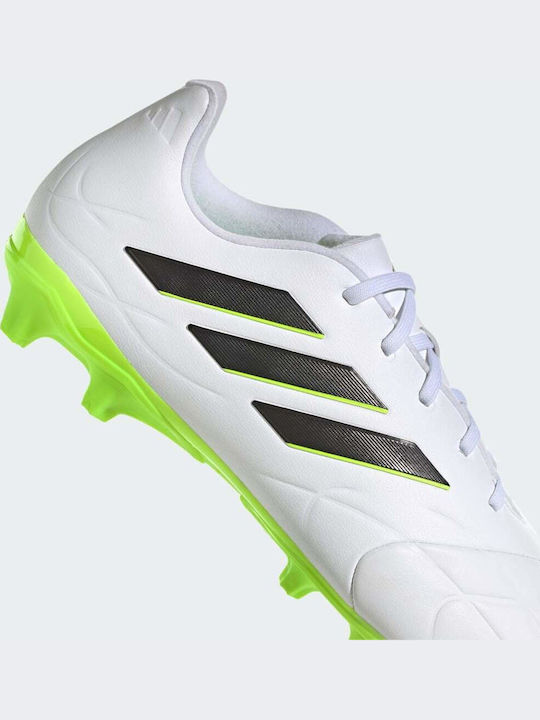 adidas Copa Pure.3 Football Shoes with Cleats Cloud White / Core Black / Lucid Lemon