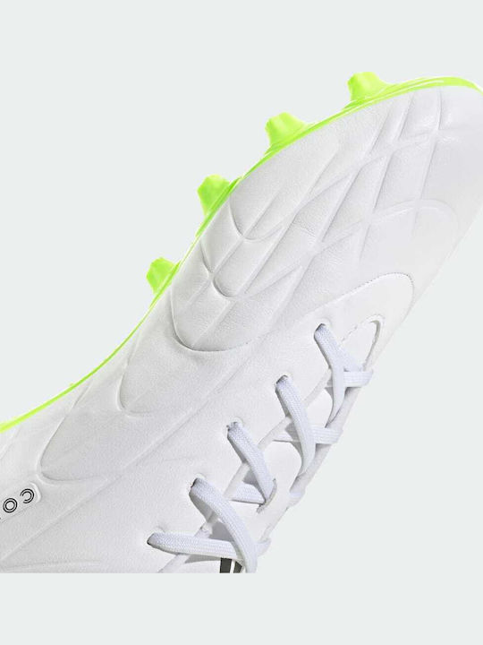 adidas Copa Pure.3 Football Shoes with Cleats Cloud White / Core Black / Lucid Lemon