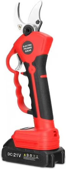 Pruning Shears Battery 21V 2x2Ah with Maximum Cutting Diameter 30mm
