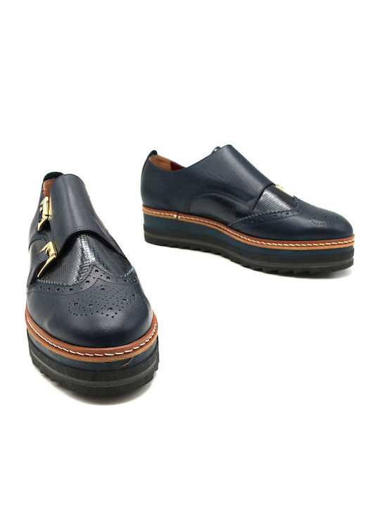 Γυναικεία Oxfords σε Μπλε Χρώμα
