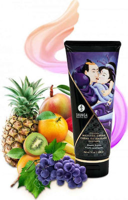 Shunga Kissable Massagecreme mit Duftstoff Exotic Fruits 200ml D-205883