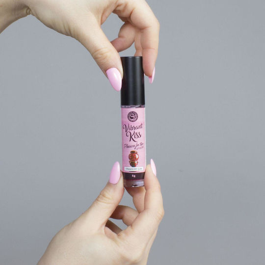 Secretplay Vibrant Kiss Stimulating with Scent Strawberry Gum 6gr