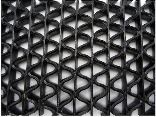 Newplan Пластмасово Подово PVC Zigzag Мат Сиво 5мм в Часовник с Ширина 1.2м Цена на Квадратен Метър