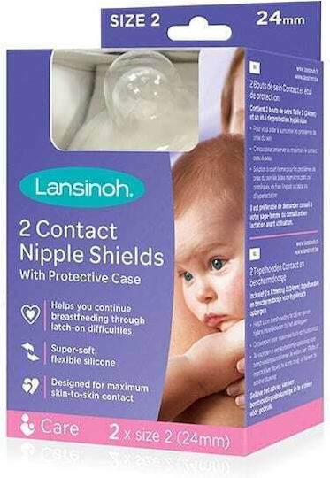Lansinoh Large Washable Nipple Shields 2 Pieces