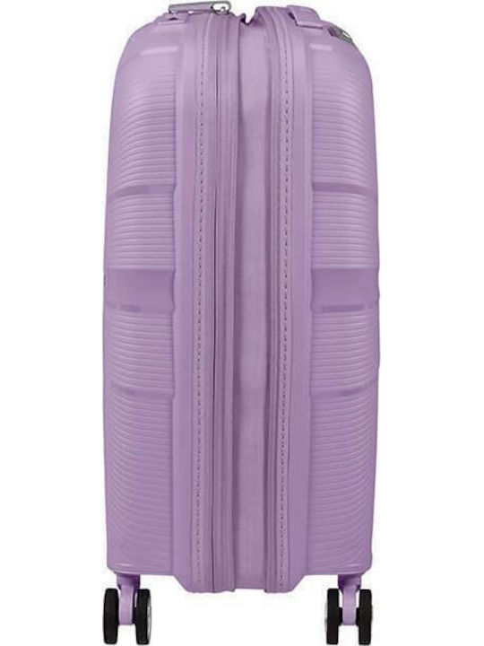 American Tourister Starvibe Βαλίτσα Ταξιδίου Καμπίνας Σκληρή Λεβάντα με 4 Ρόδες Ύψους 55εκ.