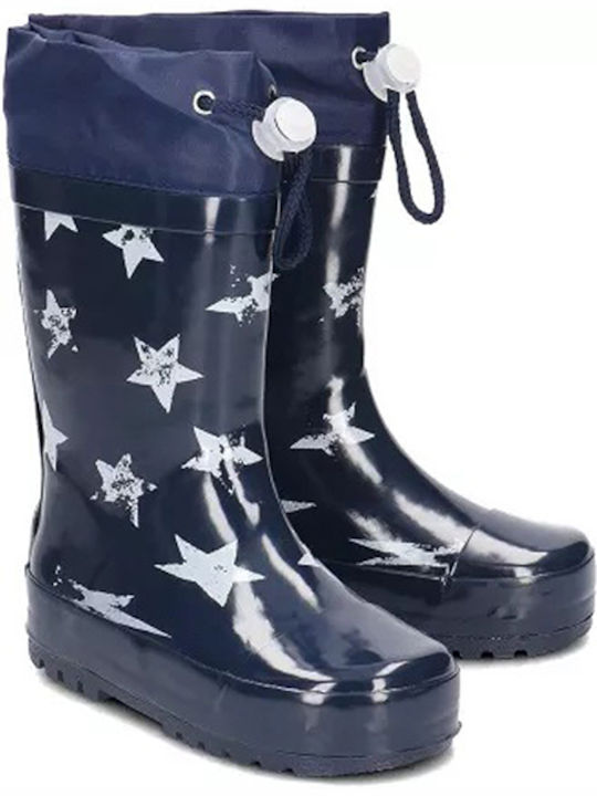 Playshoes Kids Wellies Γαλότσες με Αστέρια Navy Blue