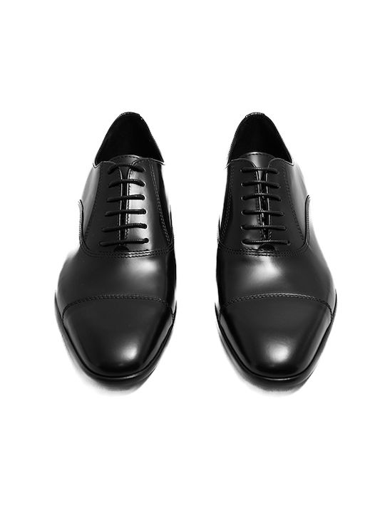 Marco Ferretti Men's Leather Dress Shoes Black