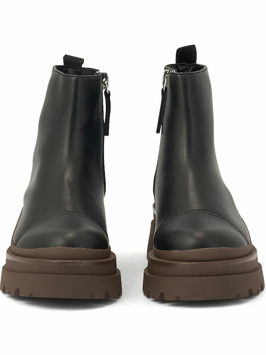 Damen Knöchelstiefel Schwarz 1331122
