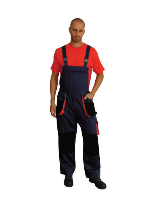 Fageo Arbeitsanzug Latzhosen Baumwolle Marineblau