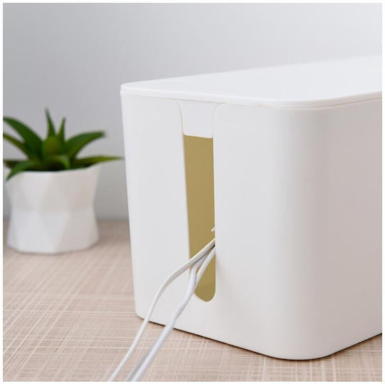 Cable Box 23.5x11.5x12 cm Λευκό AT0000944 1τμχ