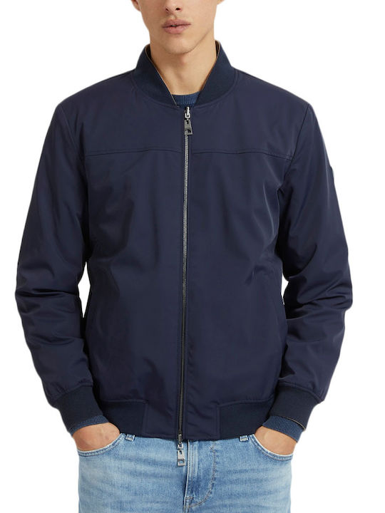 Winter Jacke Bomber Wasserdicht und Winddicht Blau