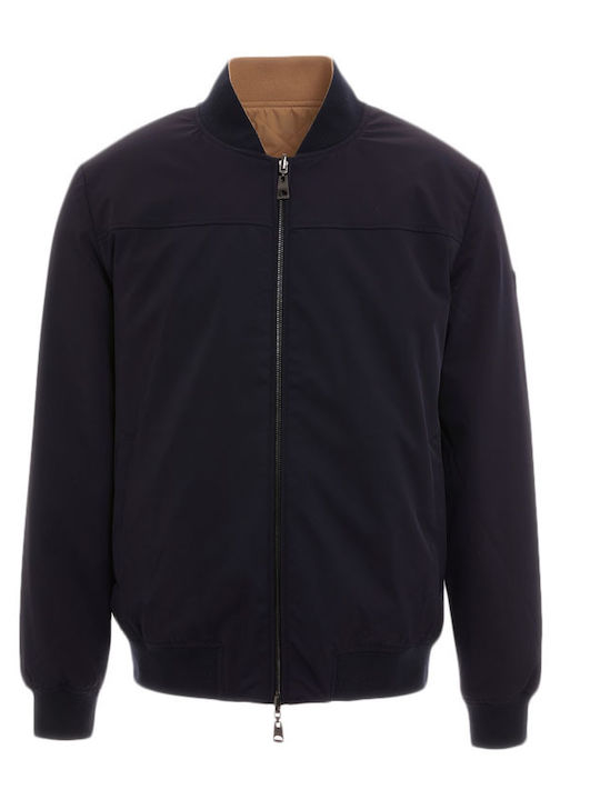 Winter Jacke Bomber Wasserdicht und Winddicht Blau