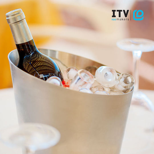 ITV Ice Makers Mașină de gheață cu funcția Agitare și producție zilnică de 45kg Quasar NGQ 40A