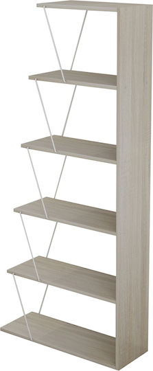 Βιβλιοθήκη Mini Tars Μπεζ 65x22x146εκ.