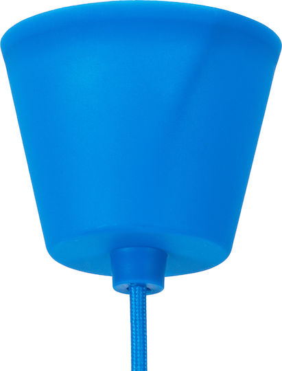 GloboStar Cablito Blue Pendant Ceiling Light with E27 Socket 4x110x110cm