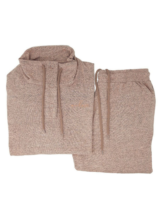 Noidinotte Winter Women's Pyjama Set Gray