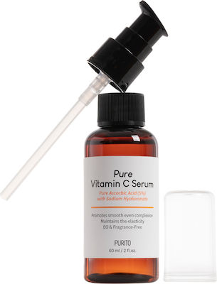 Purito Moisturizing & Αnti-aging Face Serum Pure Vitamin C Suitable for All Skin Types with Vitamin C 60ml