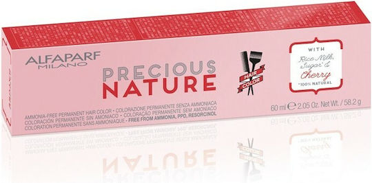 Alfaparf Milano Professional Precious Nature Reds Haarfärbemittel Permantenter Farbstoff Ohne Ammoniak 5.66 Helles Intensives Rot Braun 60ml