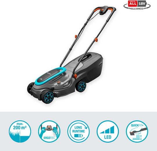 Gardena PowerMax 32/18V P4A Rasenmäher Batteriebetrieb 18V
