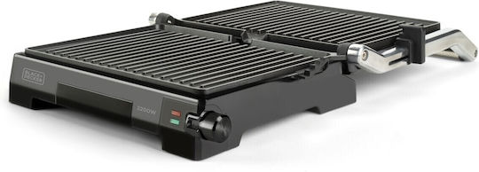 Black & Decker BXGF2200E Sandwich Maker Grill 2200W Black
