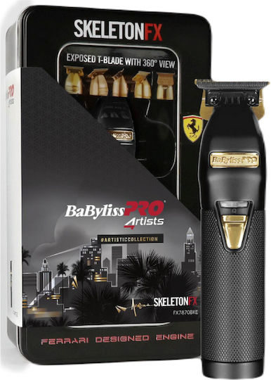 Babyliss Pro SkeletonFX Professional Rechargeable Hair Clipper Black/Gold FX7870BKE