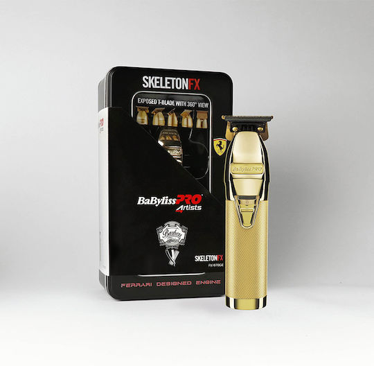 Babyliss Pro SkeletonFX Professional Rechargeable Hair Clipper Gold FX7870GE