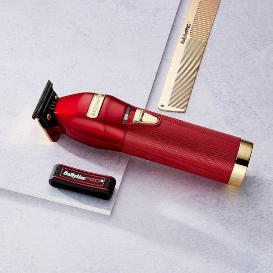 Babyliss Pro SkeletonFX Professional Rechargeable Hair Clipper Red FX7870RE