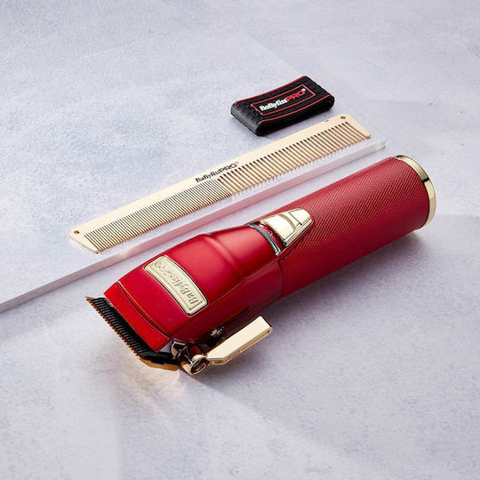 Babyliss Pro 4rtists FX Επαγγελματική Επαναφορτιζόμενη Κουρευτική Μηχανή Κόκκινη FX8700RE
