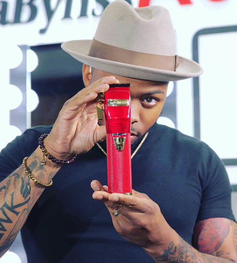 Babyliss Pro 4rtists FX Επαγγελματική Επαναφορτιζόμενη Κουρευτική Μηχανή Κόκκινη FX8700RE
