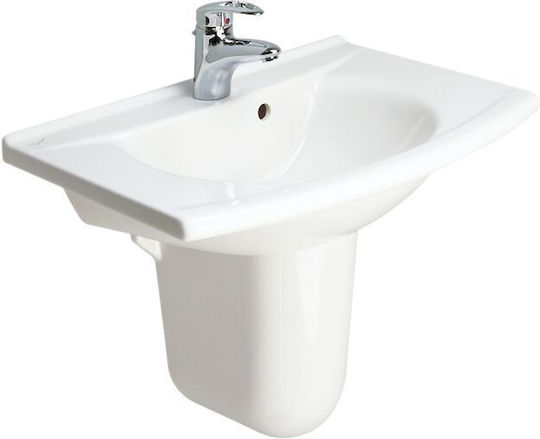 Ideal Standard Matura An der Wand montiert Wandhängendes Waschbecken Porzellan 65x50x18cm Weiß Ideal Standard Matura An der Wand montiert Wandhängendes Waschbecken Porzellan 65x50x18cm Weiß