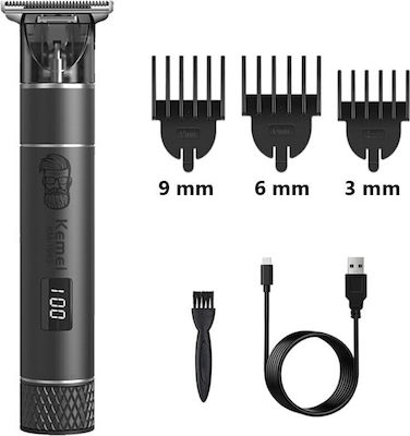 Kemei Rechargeable Hair Clipper Black KM-1943