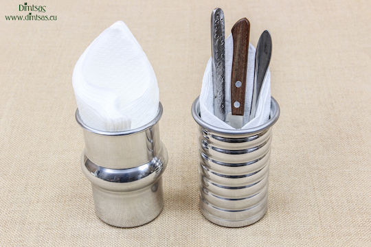 Serviettenhalter Silber 7.2x7.2cm DISM0118
