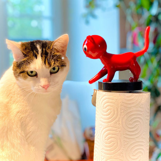 Pylones Plastic Paper Towel Holder Red 11.5x23x35cm 35700