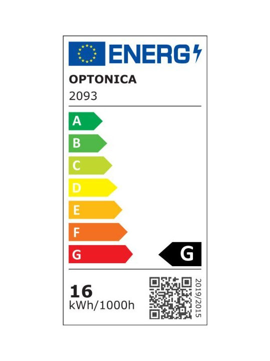 Optonica Iluminat Exterior Montat Pe Perete Liniar Led Încorporat 16W 3000K 80x6x10cm