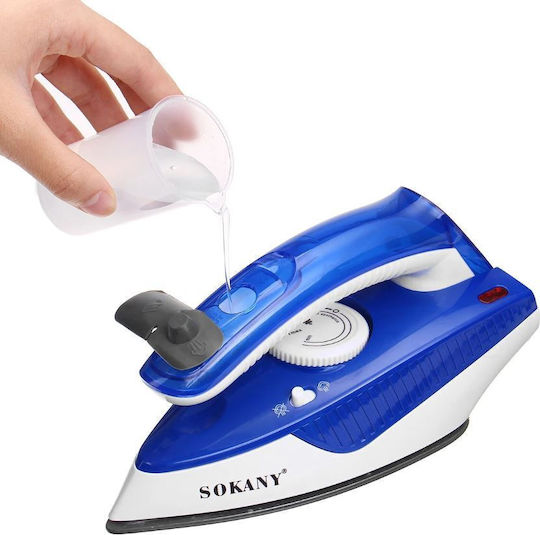 Sokany PL-388 Travel Iron Steam 1000W with Ceramic Plate