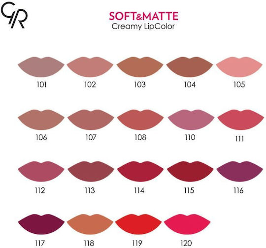 Golden Rose Soft & Matte Creamy Long Lasting Liquid Lipstick Matte 111 5.5gr