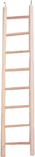 Flamingo Wooden Bird Cage Game Staircase 22x7cm