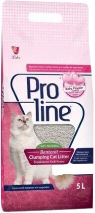 Lider Pro Line Bentonite Άμμος Γάτας με Άρωμα Baby Powder 20lt