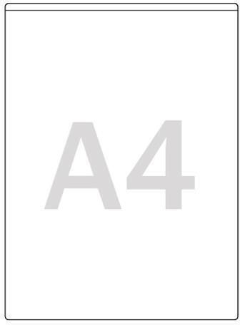 Next Self-adhesive Plastic Sleeves for Courier A4 50pcs