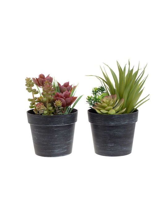 Inart Artificial Plant in Small Pot Red 15cm 1pcs