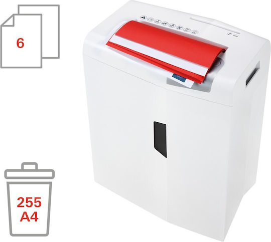 HSM Shredstar X6PRO Cross Cut 6-Sheet Paper Shredder