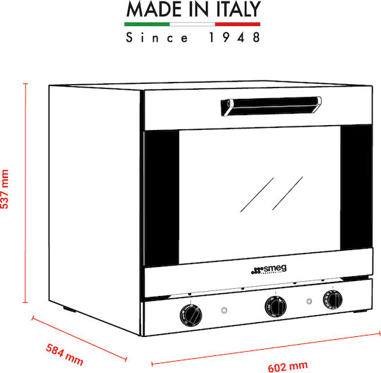Smeg ALFA 43 XMFDS Ηλεκτρικός Φούρνος ALFA43XMFDS