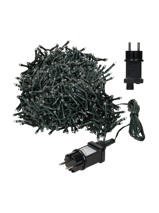 1500 Λαμπάκια LED 30μ. Λευκά σε Σειρά