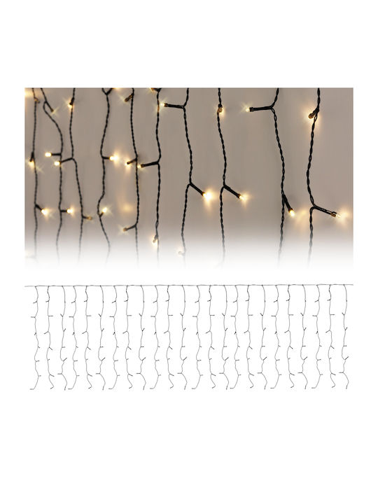 400 Lichterketten LED 3m. x 100cm Weiße Typ Vorhang 1Stück