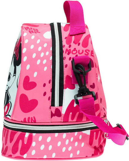 Gim Minnie Bow Σχολικό Ισοθερμικό Τσαντάκι Φαγητού Χειρός 4.5lt Ροζ Minnie 20x15x21εκ.