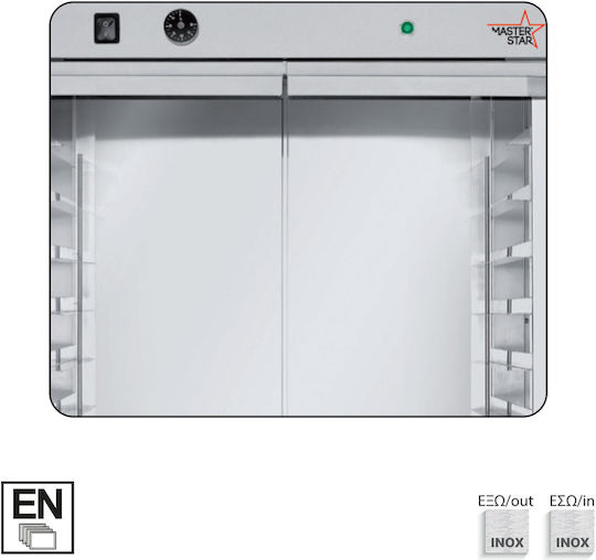 Smeg Στόφα με Υγρασία Liev 846 8 Θέσεων Π79.5xΒ65.5xΥ83.5cm