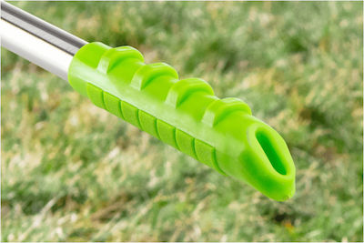 Verto 15G052 Lawn Rake with Handle Adjustable 15 Teeth