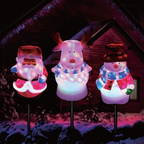 Fos me Beleuchtet Weihnachtliche Kunststoff Figur Höhe 48cm