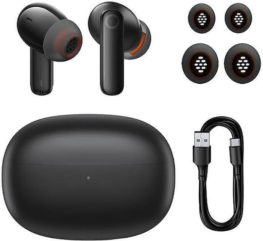 Baseus MZ10 In-Ear Bluetooth-Freisprecheinrichtung Kopfhörer mit Ladeetui Schwarz