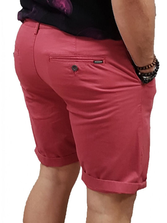 Brokers Jeans 23015-442-17 Ανδρική Βερμούδα Ροζ